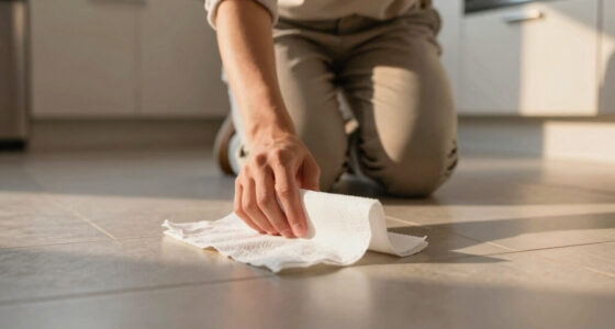 My Mom Told Me To Put A Paper Towel On My Kitchen Floor, And It Was Brilliant