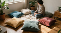 10 Floor Cushions That Instantly Create Cozy Reading Nooks (And Extra Seating!)
