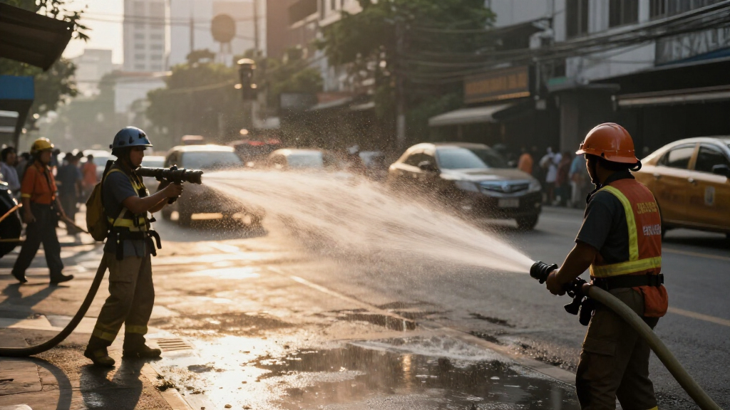 BANGKOK: 'ชัชชาติ' ติดตามเหตุเพลิงไหม้คลองถมเซ็นเตอร์ รับฉีดน้ำสกัดเพลิงลุกลามทำได้ยาก เพราะติดผนังฟาซาด หวั่นโครงสร้างเสี่ยงยุบตัว คาดต้นเพลิงเริ่มจากชั้น 1 พื้นที่ร้านค้า แม้ภายใ