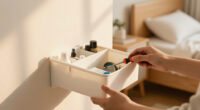 I’m Putting A Drawer Organizer On My Bedroom Wall, And It’s The Smartest Storage Trick