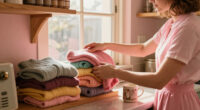 She Stores Sweaters In The Kitchen Of Her Pink-Drenched 1920S LA Studio