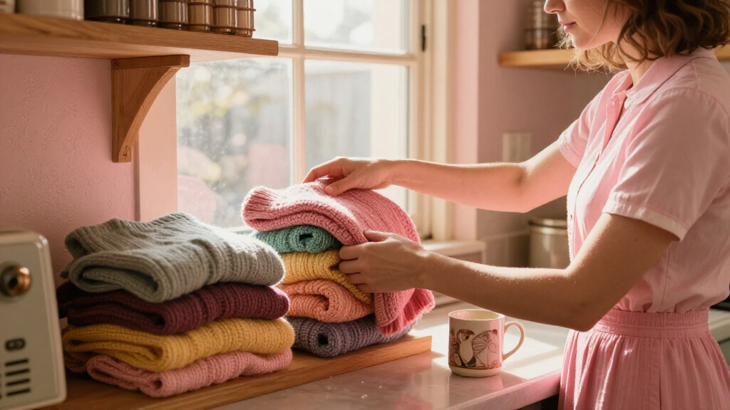 She Stores Sweaters In The Kitchen Of Her Pink-Drenched 1920S LA Studio