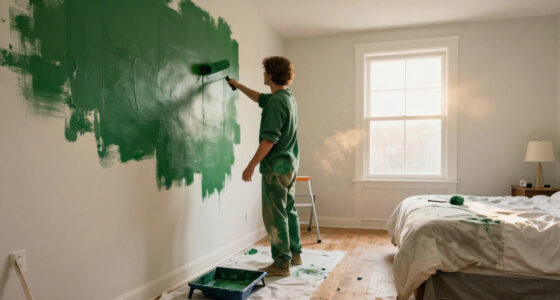 A Bright White Bedroom Is Now A Green Cocoon “Inspired By The Forest”