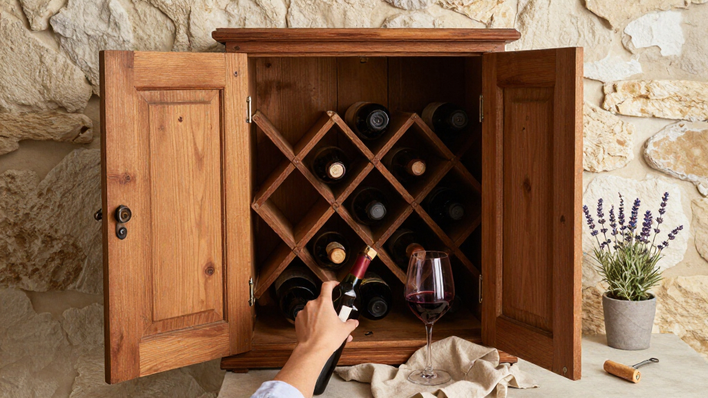 A Closet Lacked Purpose — Until It Became A French-Inspired Wine Room