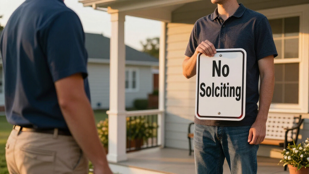 Can Solicitors Ignore A “No Soliciting” Sign On Your Home?