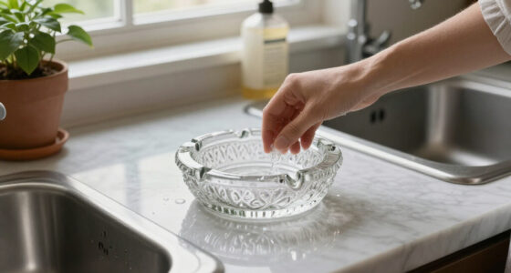 I’m Putting A Vintage Glass Ashtray By My Kitchen Sink (It’s So Pretty!)