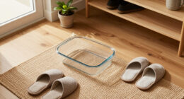 I Put A Pyrex Baking Dish In My Entryway, And It’s So Sleek And Functional