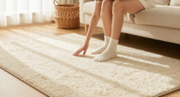 The "SO Soft" TikTok-Viral Rug That Instantly Made My Living Room Warm And Cozy