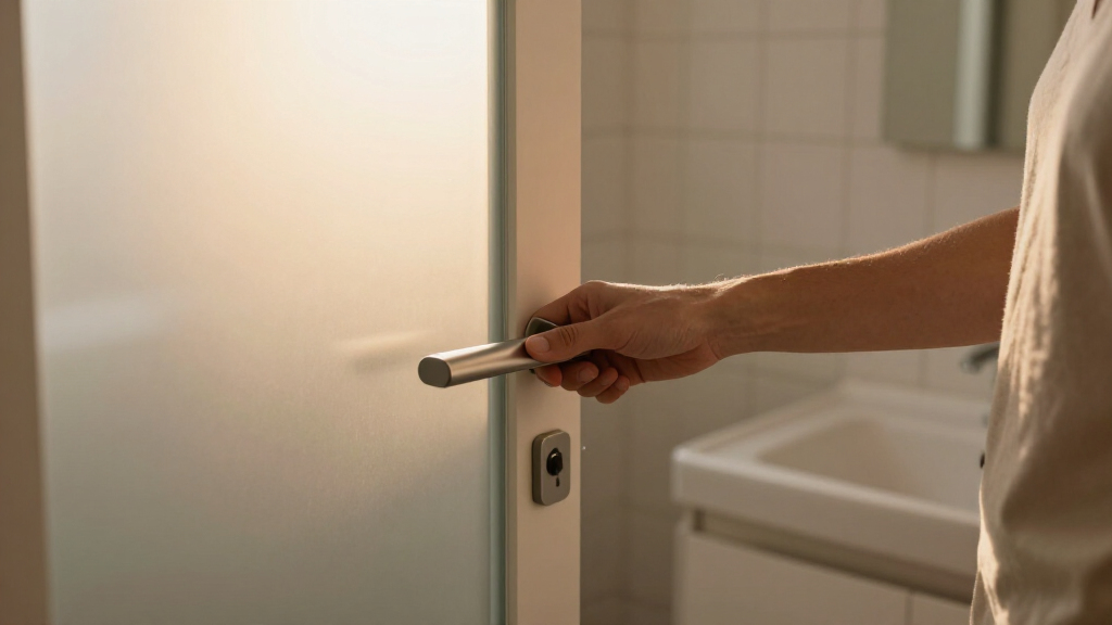 Two Doors Made This Bathroom Feel Awkward — So One Of Them Had To Go