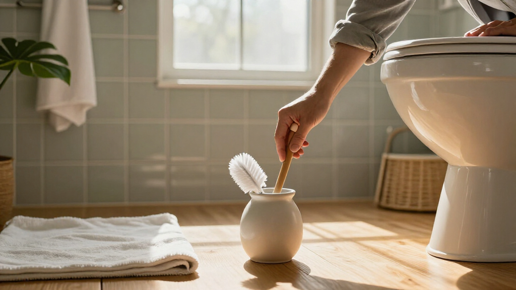 Say Goodbye To Ugly Toilet Brushes: A Cuter Way To Keep Them In Your Bathroom